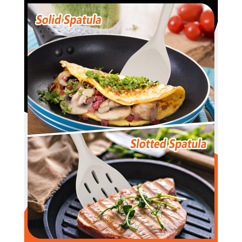 2-piece Silicone Spatula Set