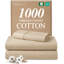Ensemble de draps 100% coton 1000 fils, collection Hotel, literie douce et de qualité supérieure-106537305-106537308