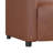 Jaxon Upholstered Power Recliner Chair, Cocoa Faux Leather-410671943