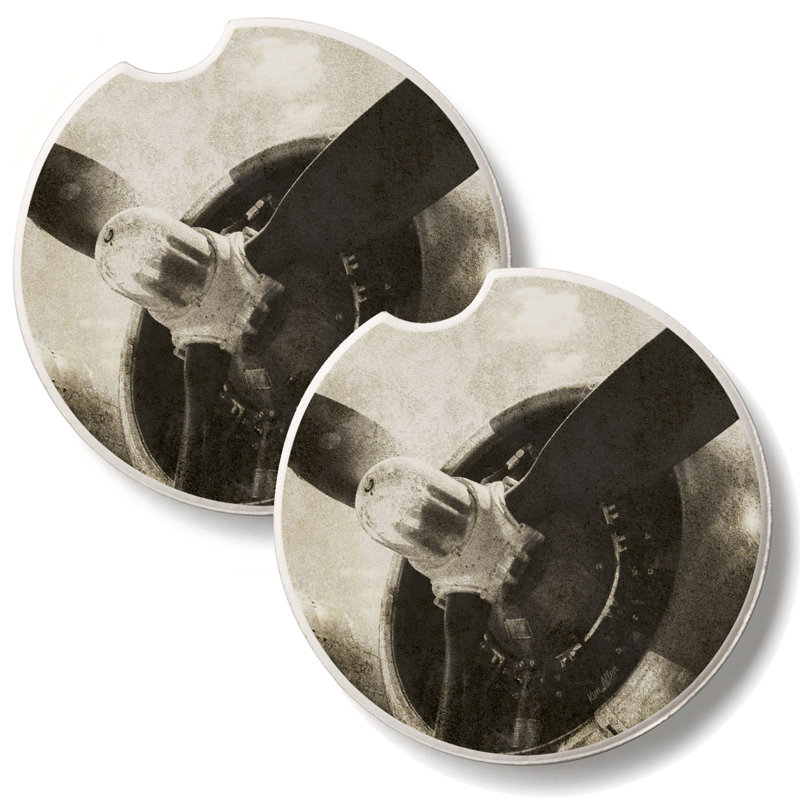 Ensemble de 2 sous-verres en hélice