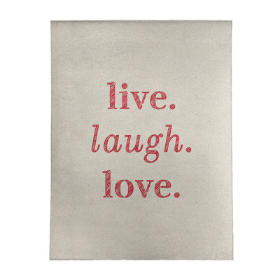 Quotes Chenille Indoor Rug