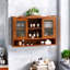 Armoire 35,4 "à 2 portes coulissantes et 3 niveaux d'espace de rangement-287072750