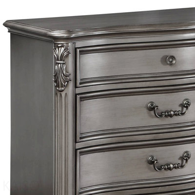 Antique Platinum Finish Dresser