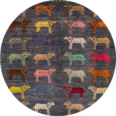 Tapis abstrait moderne 5340