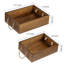 Boîte de rangement en bois 2 pièces