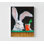 «Hare Of The Dog» par Will Bullas, art mural de bar, œuvre d'art drôle de lapin, impression de lapin blanc, idée de décoration murale de mini bureau de papa