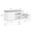 Heckson Polyester Upholstered Storage Bench