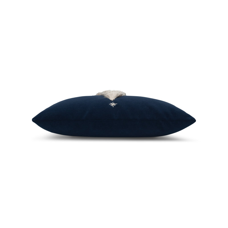 Fraser Fir Ruby Square Indoor/Outdoor Pillow Cover & Insert, Rectangle 12"H x 20"W, Midnight