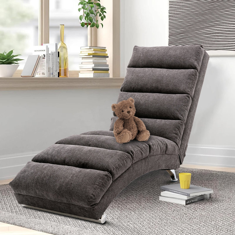 Chaise longue de massage recouverte de lin Hartie