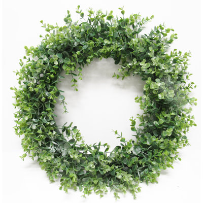 Couronne en plastique eucalyptus