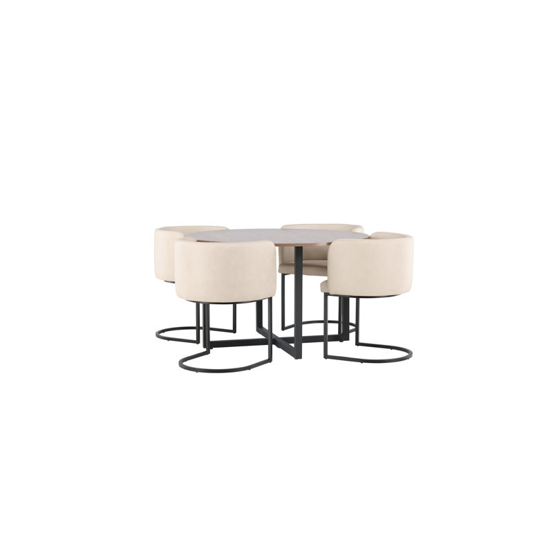 Nysean 4 - Person Dining Set