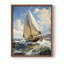 NAUTICAL Series CECXLVI - Impression encadrée de qualité supérieure - Prêt à être accroché - Aucun clou requis-1439884068-1439884088