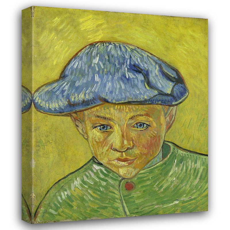 «Red Barrel Studio® van Gogh, Vincent», art sur toile tendu sous le titre: Portrait de Camille Roulin, H 18 po x l 15 po
