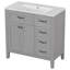 Meuble-lavabo sur pied simple 35,98 po Millstead-319996383