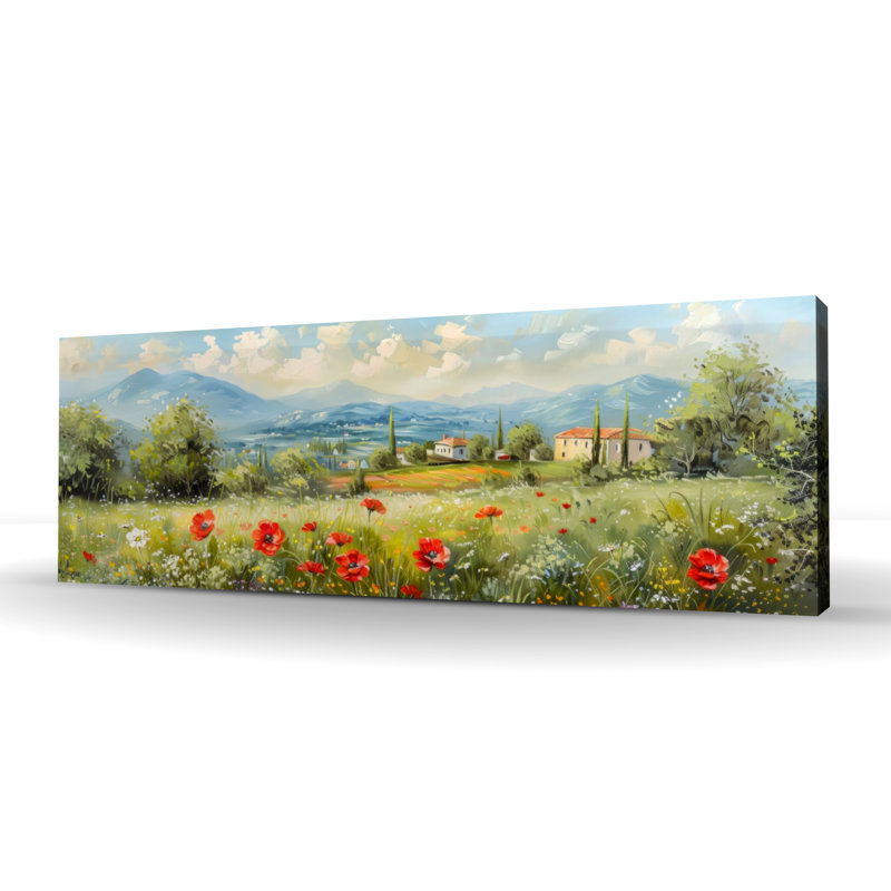 Red Dots - Green Canvas for Stylish Home Decor | Modern Art