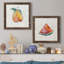 Happy Pear - Ensemble de 2 peintures sur toile encadrées-1314333188-1314333189