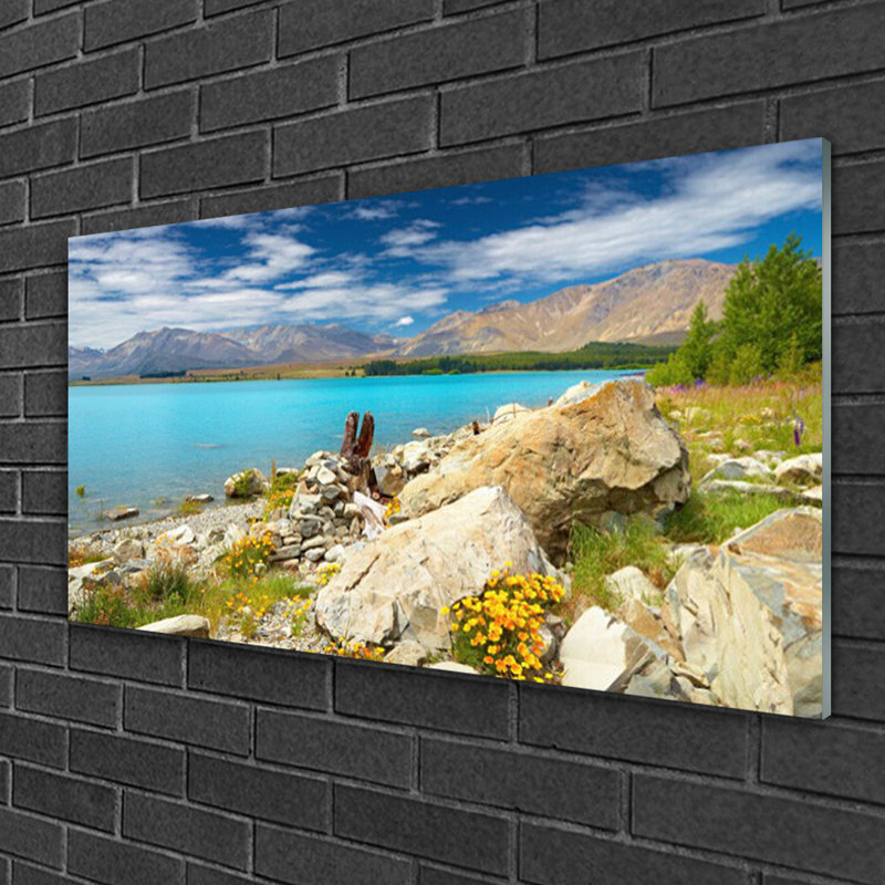 Sea Landscape - Unframed Photograph on Glass