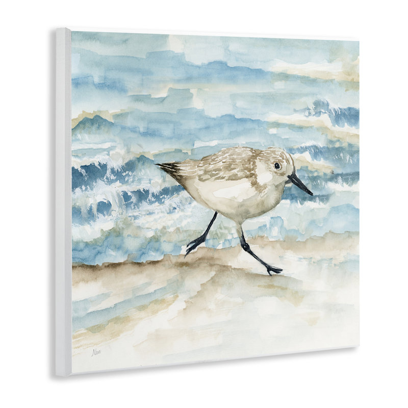 Plaque murale Sandpiper Stride Shore, par Nan