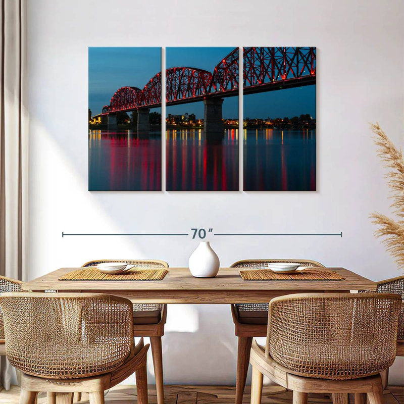 Pont éclairé Nicci à Louisville, H 36 po x l 57 po