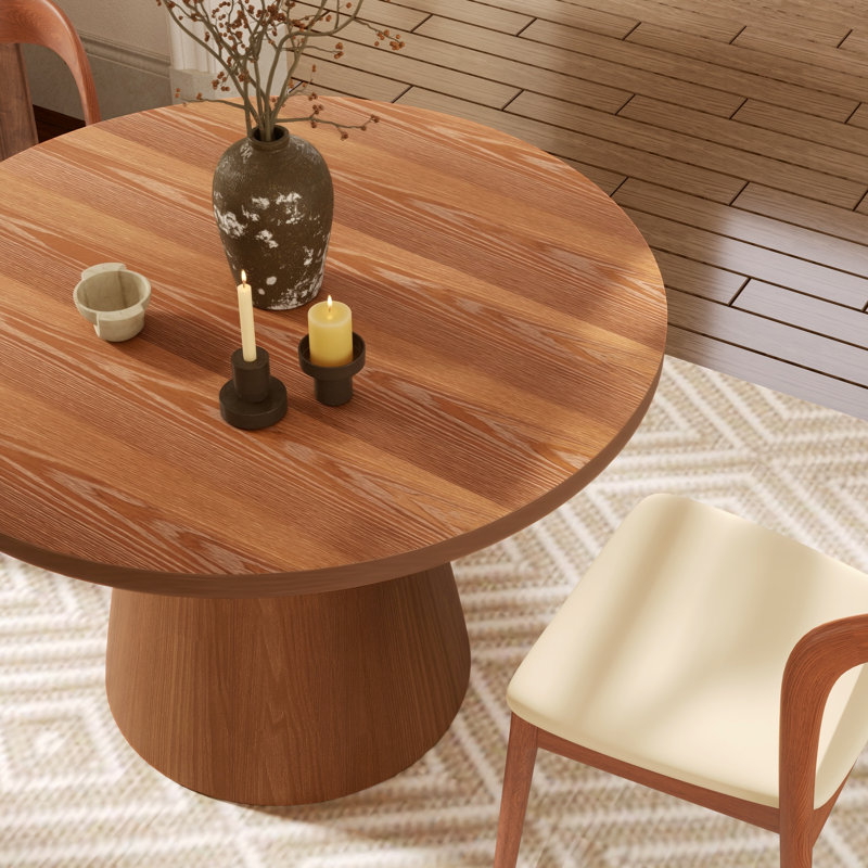 3Pcs Space-Saving Dining Set For 2-4 Person, 29.5"H x 39.37"L x 39.37"W