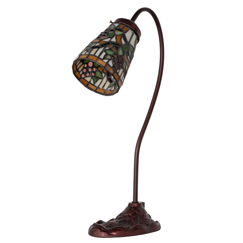 18" High Jeweled Grape Gooseneck Accent Lamp