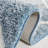Geometric Blue/White Area Rug-1844973043