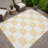 Machine Washable Indoor/Outdoor Micelotta ACN2345 Geometric Rug-1639945841