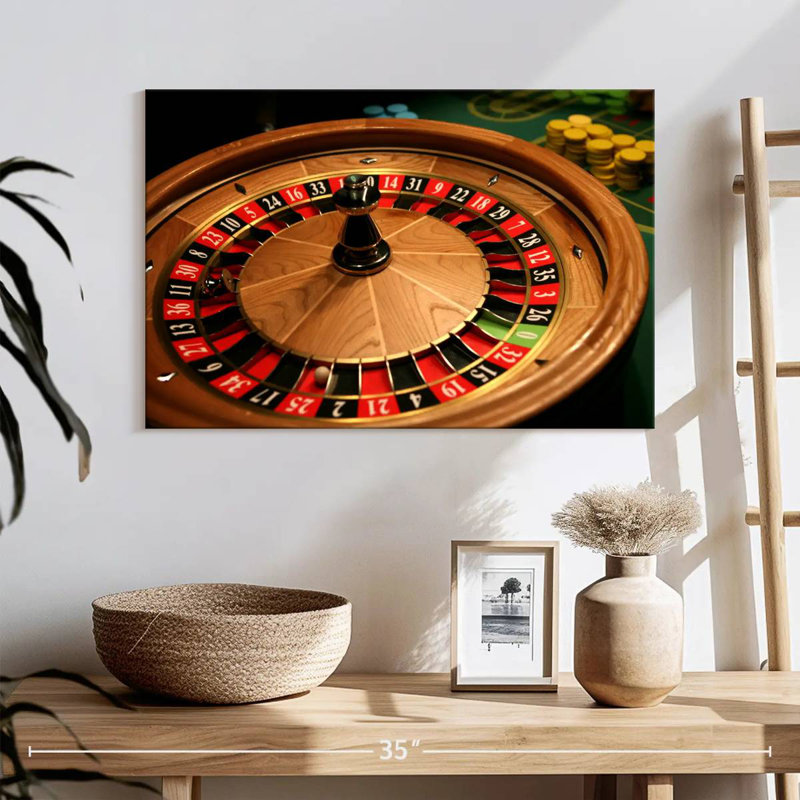 Classic Roulette Table, 8" H x 12" W