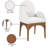 Waldorf Fabric Arm Chair Dining Chair-891104648-891104654