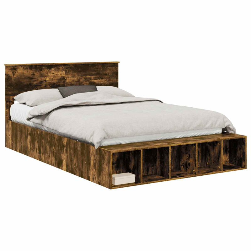 Bed, Single (3'), Smoked Oak