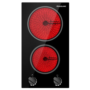12 in. Built-In Coil Ceramic Surface Electric Cooktop in Black