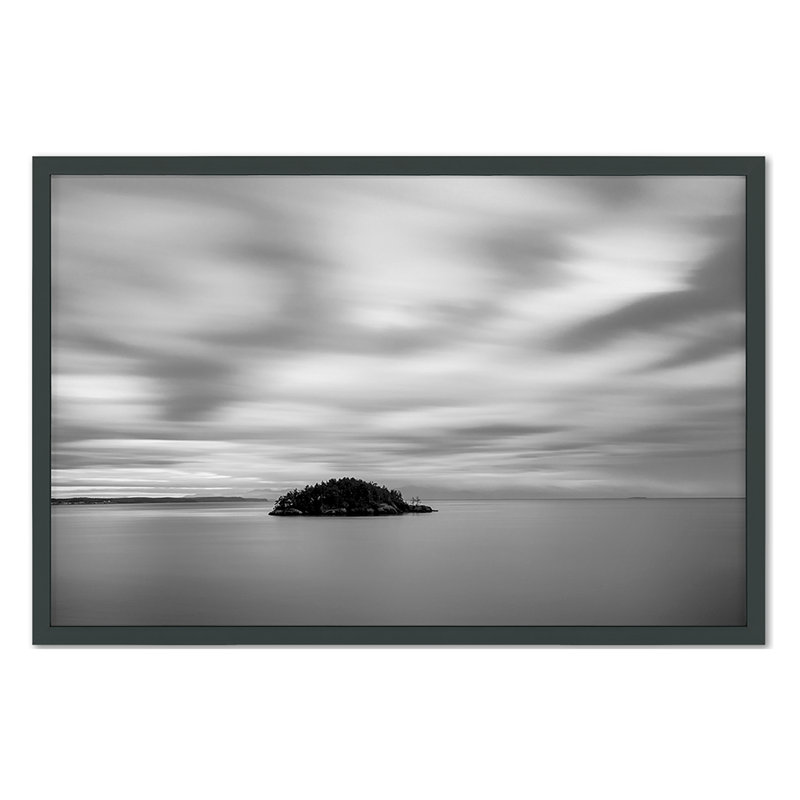 «Summer 2022 Deception Island, Rosario Head», reproduction encadrée sur papier par Steve Bisig, Cadre simple noir