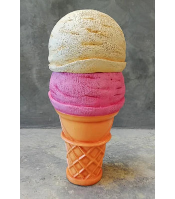 Jadiamond Two Scoop Ice Cream Over Sized Statue