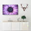 The Eye Of A Purple Flower - Wrapped Canvas Print-56642666