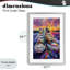 «Vibrant Sneakers at Sunset», reproduction encadrée sous verre, design by Creative Studio-474747197-474747168