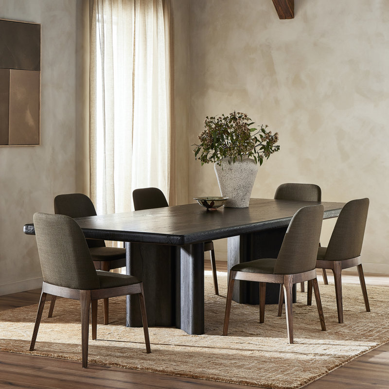 Castro Solid Oak Dining Table, Natural Reclaimed French Oak