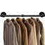 Amarius Industrial 2PC Heavy Duty Pipe Wall-Mounted Hanging Rails