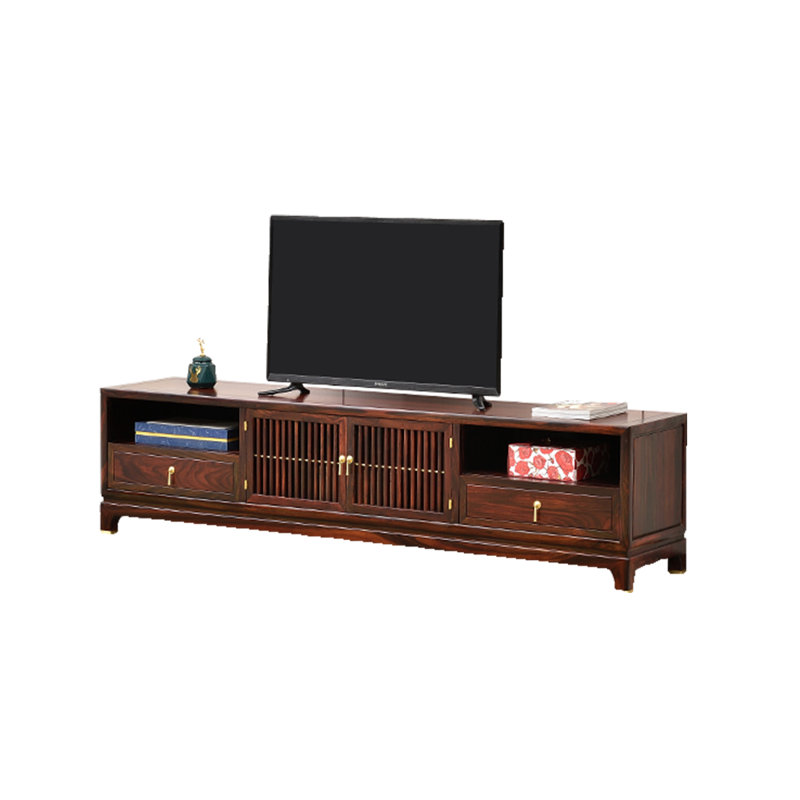 Crédence en bois massif New China Simple, 20.86" H x 86.61" W x 18.11" D