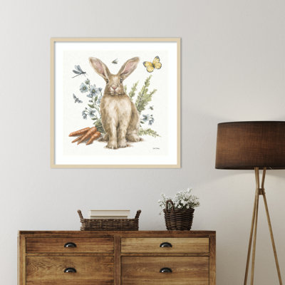 «Garden Patch III» par Wood, reproduction d'art encadrée