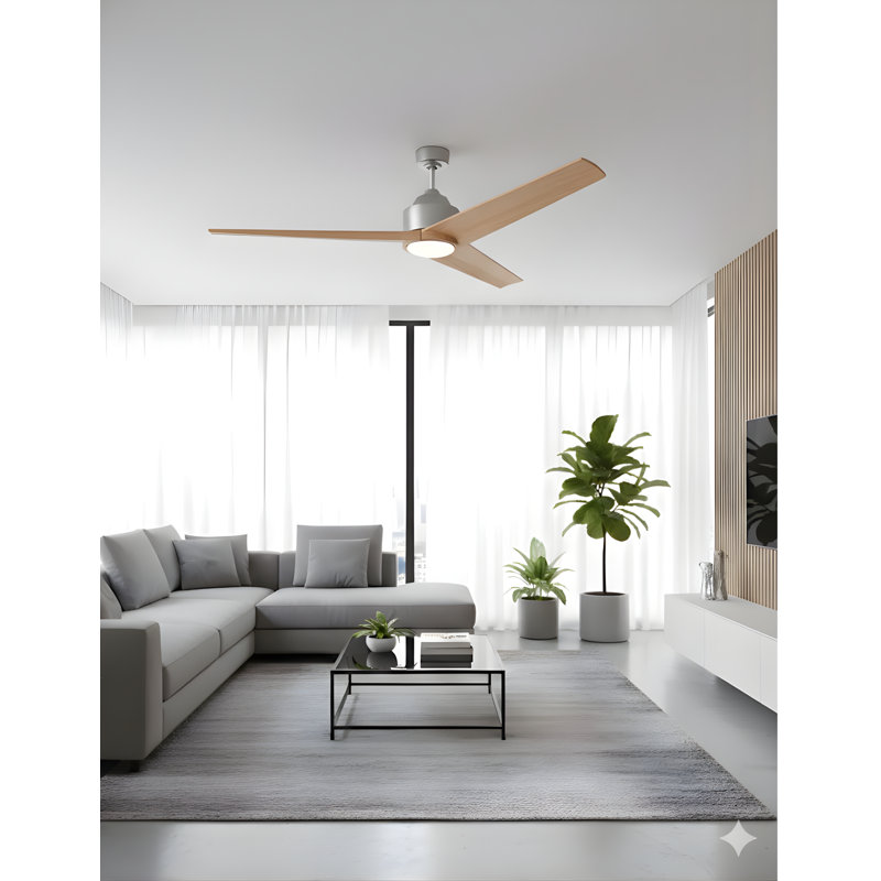 Gurmit 56'' Ceiling Fan with LED Lights