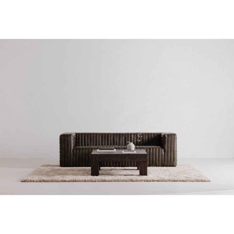 Evander 4 Legs Coffee Table, Brown