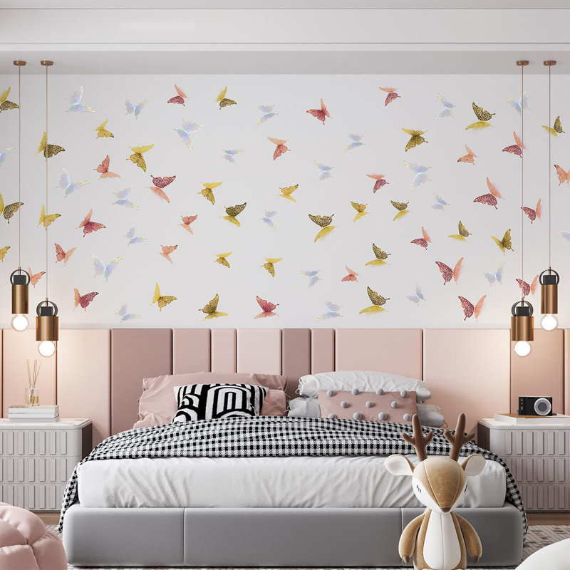 Adhésif décoratif floral