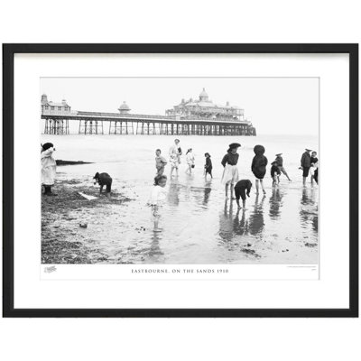 Eastbourne, On The Sands 1910 by Francis Frith - Single Picture Frame Print