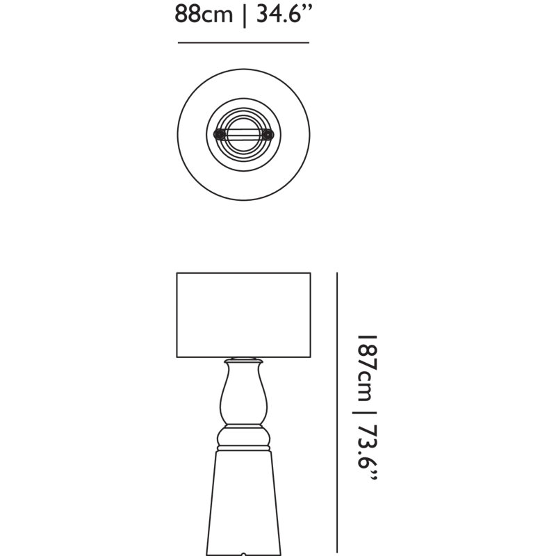 Farooo Floor Lamp, Medium