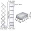 VEVOR 151.9cm H Magazine Rack