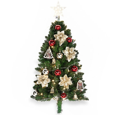 Arbre de Noël artificiel 3 pi pour décoration de fête intérieure