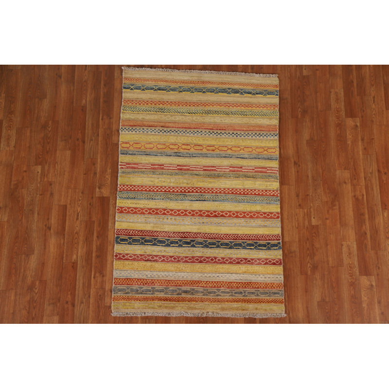 Gabbeh  Striped Area Rug 3x5