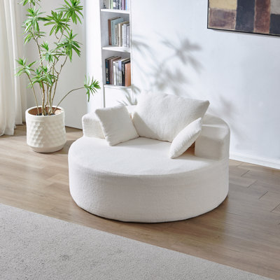Chaise ronde Teddy Plush