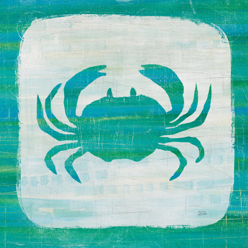 Ahoy V Blue Green by Melissa Averinos - Wrapped Canvas Painting, 51cm H x 51cm W