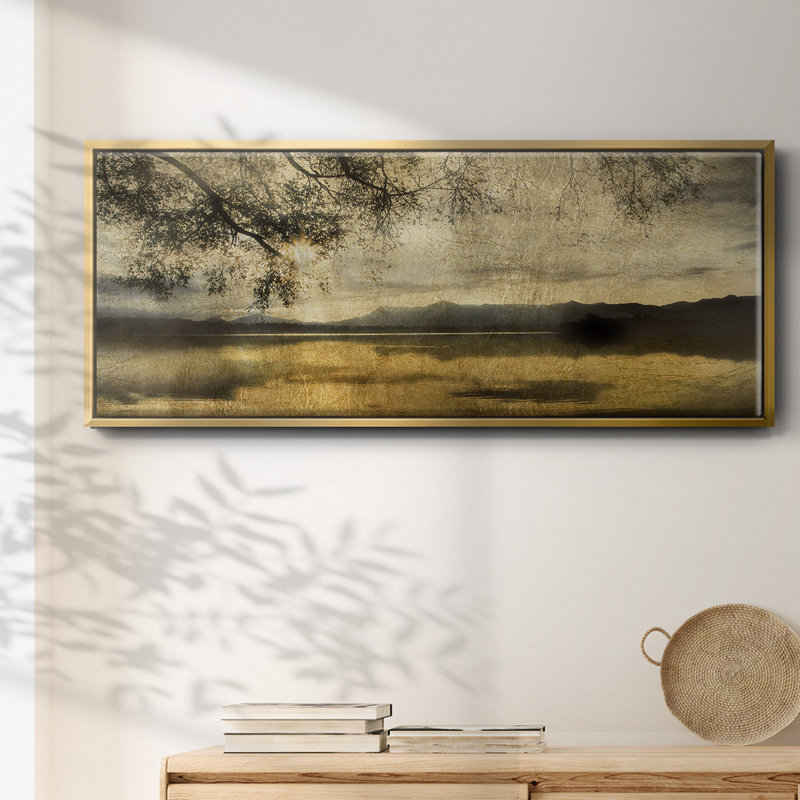 Golden Staffelsee Lake, Argent, H 12 po x l 30 po x P 1,5 po